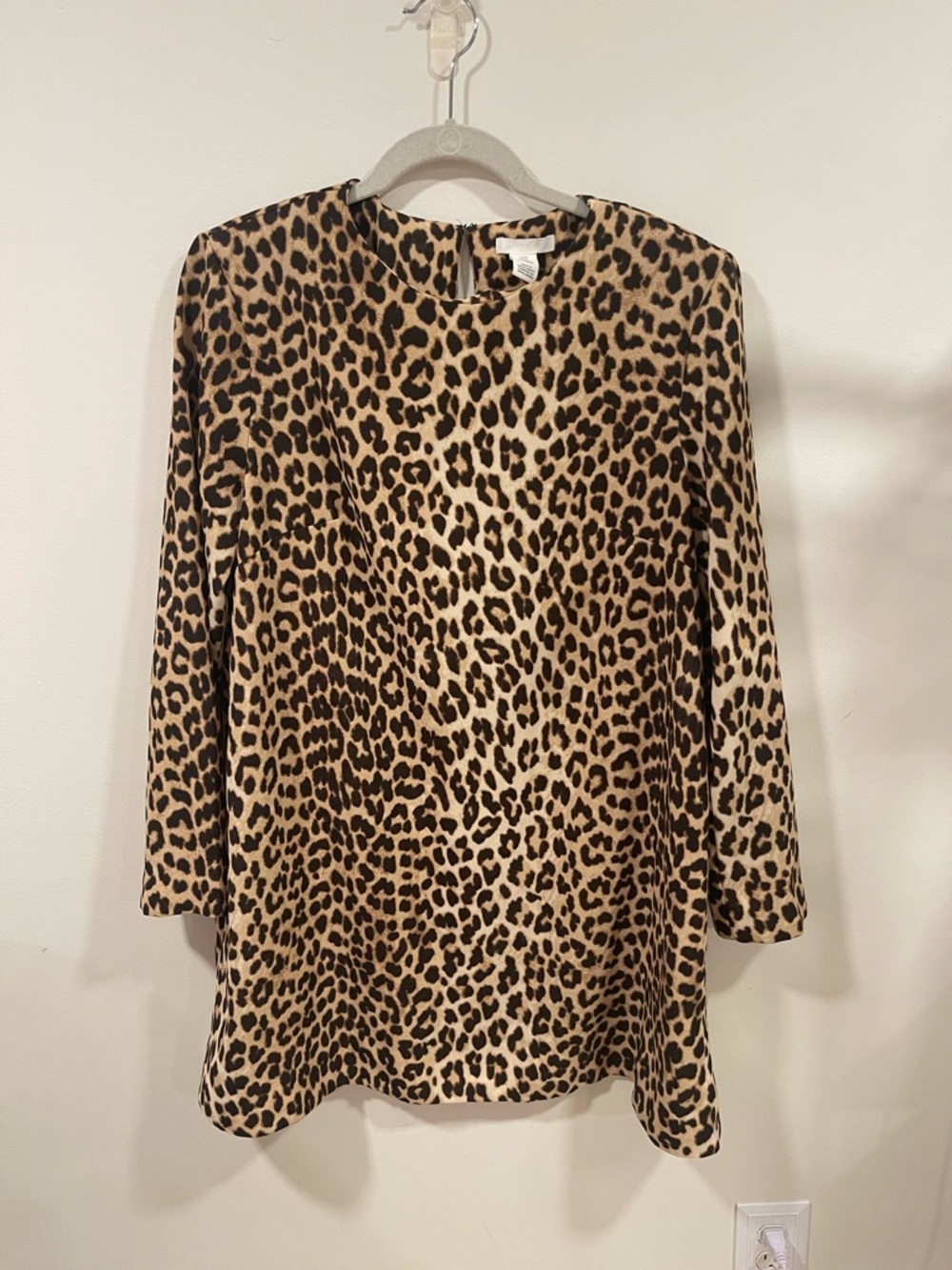 H&M Leopard Print Tunic Top - Brown & Black
